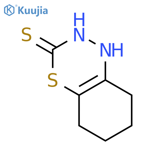 1H-4,1,2-Benzothiadiazine-3(2H)-thione, 5,6,7,8-tetrahydro- structure