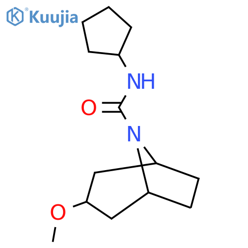 (1R,5S)-N-cyclopentyl-3-methoxy-8-azabicyclo[3.2.1]octane-8-carboxamide structure
