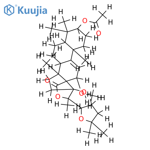 3beta-acetoxy-12beta-methoxy-22,25-oxido-7,8-dihydroholothurinogenin structure