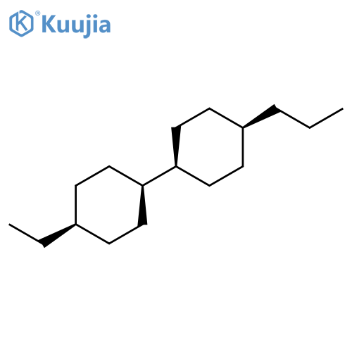 1,1'-Bicyclohexyl, 4-ethyl-4'-propyl-, (cis,cis)- structure