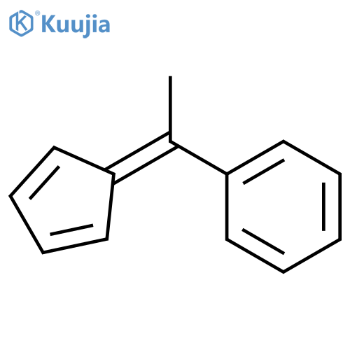 Benzene,[1-(2,4-cyclopentadien-1-ylidene)ethyl]- structure