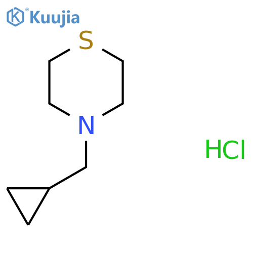 4-(Cyclopropylmethyl)thiomorpholine hydrochloride structure