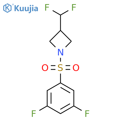 1-(3,5-difluorobenzenesulfonyl)-3-(difluoromethyl)azetidine structure