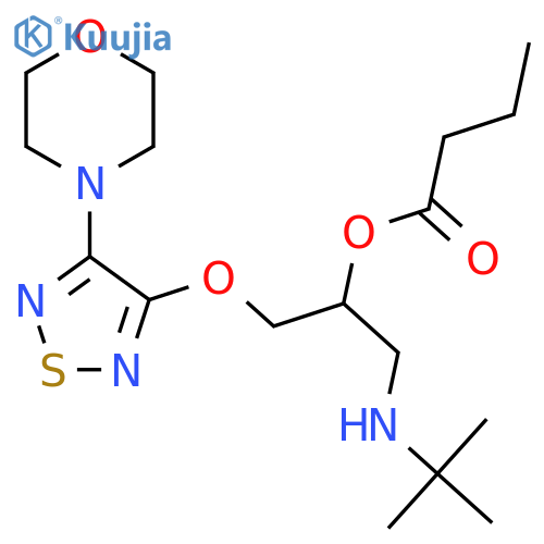 (RS)-Butyryltimolol structure