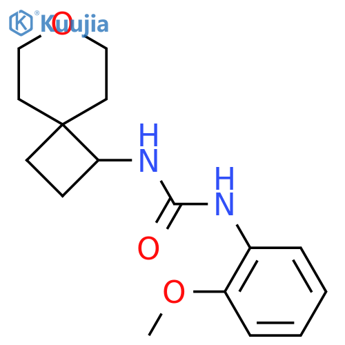 1-(2-methoxyphenyl)-3-{7-oxaspiro3.5nonan-1-yl}urea structure