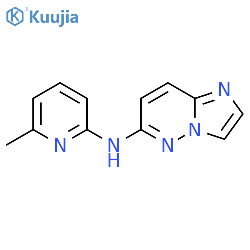 N-{imidazo1,2-bpyridazin-6-yl}-6-methylpyridin-2-amine structure
