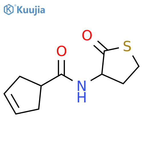 N-(2-oxothiolan-3-yl)cyclopent-3-ene-1-carboxamide structure