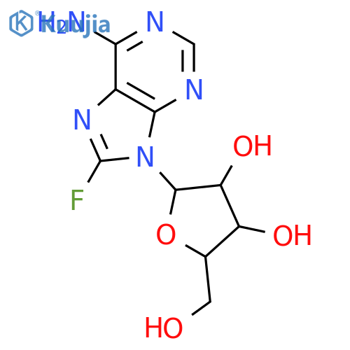 8-Fluoroadenosine structure