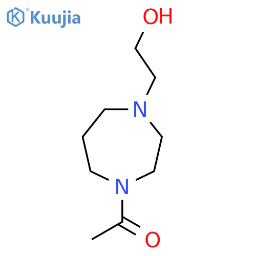 1-[4-(2-Hydroxy-ethyl)-[1,4]diazepan-1-yl]-ethanone structure