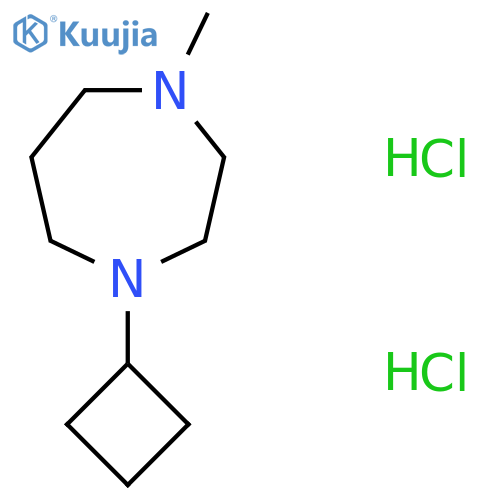 1-Cyclobutyl-4-methyl-1,4-diazepane dihydrochloride structure