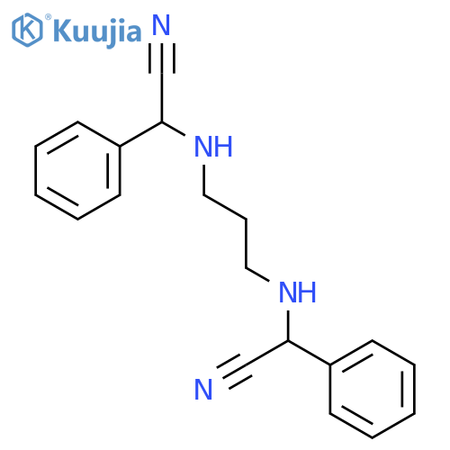 Benzeneacetonitrile, a,a'-(1,3-propanediyldiimino)bis- structure