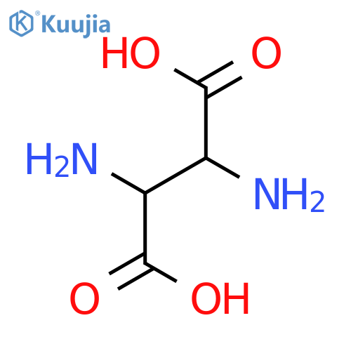meso-2,3-Diaminosuccinic Acid structure