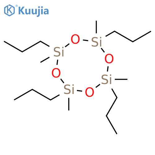 1,3,5,7-TETRA-n-PROPYLTETRAMETHYLCYCLOTETRASILOXANE structure