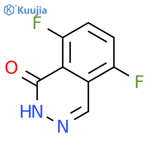 1(2H)-Phthalazinone, 5,8-difluoro- structure