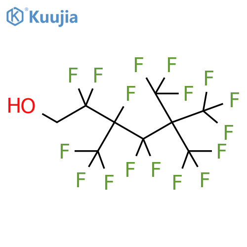 1-Hexanol,2,2,3,4,4,6,6,6-octafluoro-3,5,5-tris(trifluoromethyl)- structure