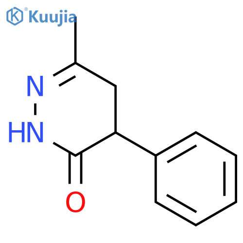3(2H)-Pyridazinone, 4,5-dihydro-6-methyl-4-phenyl- structure