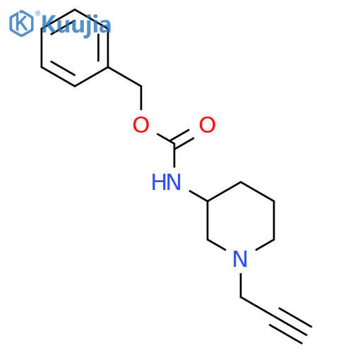 benzyl N-[1-(prop-2-yn-1-yl)piperidin-3-yl]carbamate structure