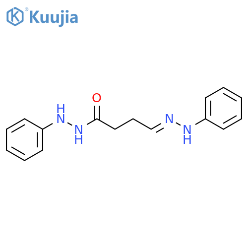 Butanoic acid, 4-(2-phenylhydrazinylidene)-, 2-phenylhydrazide structure