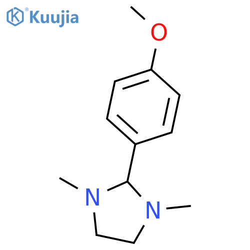 Imidazolidine,2-(4-methoxyphenyl)-1,3-dimethyl- structure