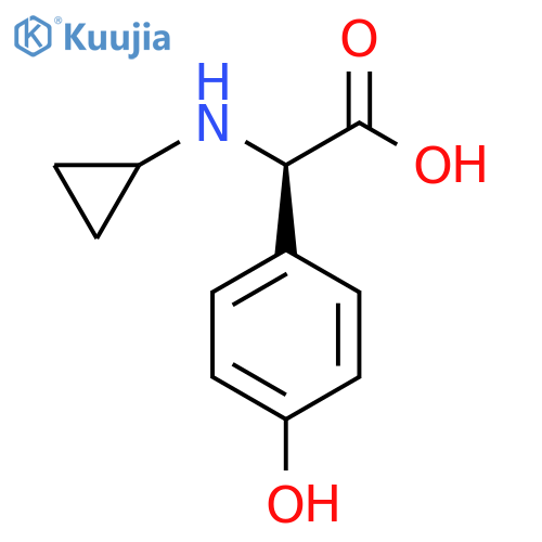 (R)-2-(Cyclopropylamino)-2-(4-hydroxyphenyl)acetic?acid structure