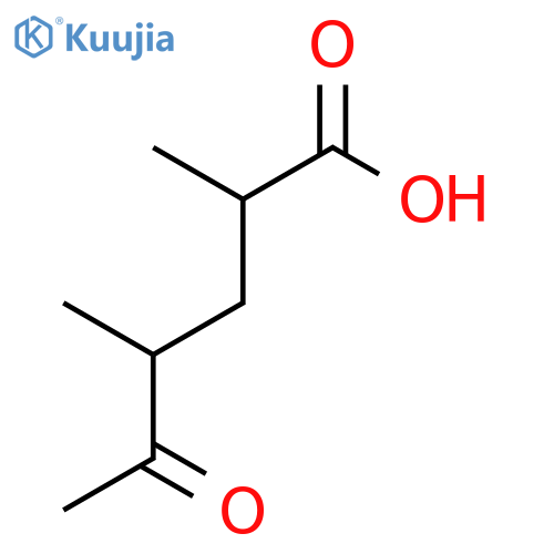 2,4-dimethyl-5-oxohexanoic acid structure