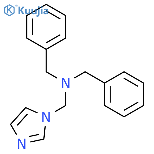 1H-Imidazole-1-methanamine, N,N-bis(phenylmethyl)- structure