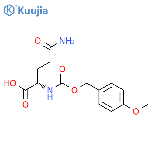 L-Glutamine, N2-[[(4-methoxyphenyl)methoxy]carbonyl]- structure