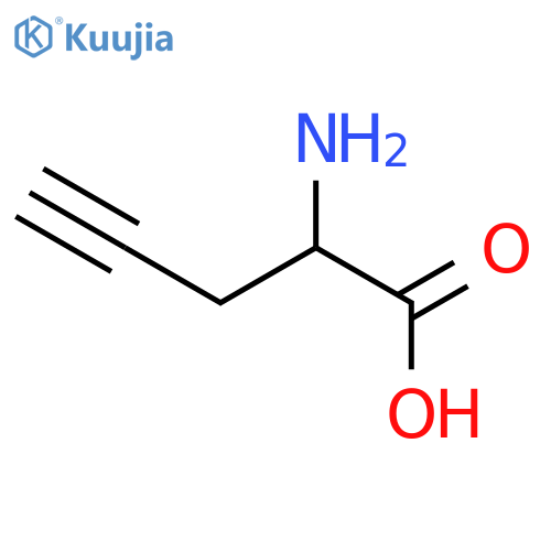 (S)-2-Aminopent-4-ynoic acid structure
