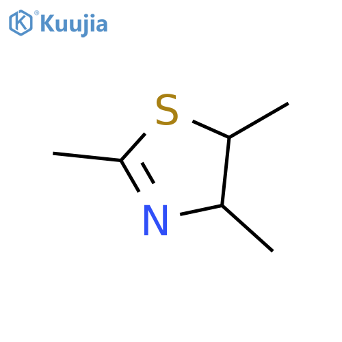 Thiazole,4,5-dihydro-2,4,5-trimethyl-, (4R,5S)-rel- structure
