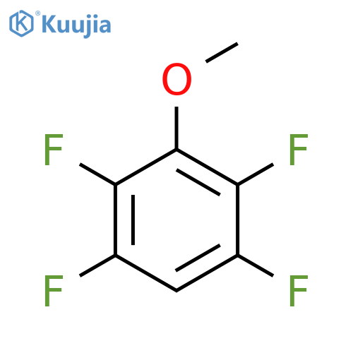 1,2,4,5-tetrafluoro-3-methoxybenzene structure