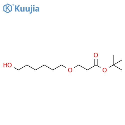 tert-Butyl 3-(6-hydroxyhexyloxy)propanoate structure