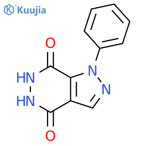 5,6-dihydro-1-phenyl-1H-Pyrazolo[3,4-d]pyridazine-4,7-dione structure