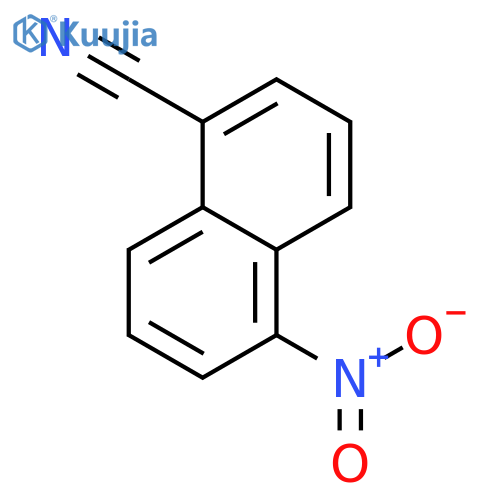 1-Naphthalenecarbonitrile,5-nitro- structure