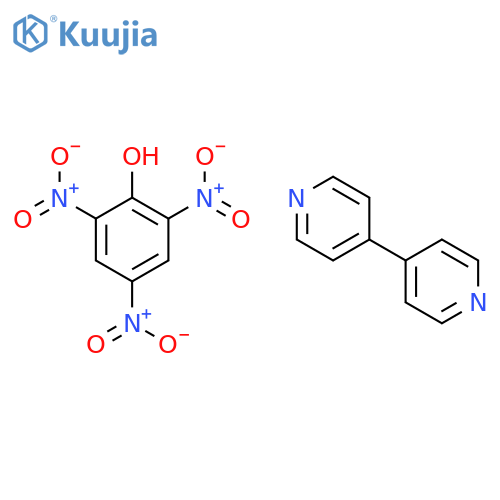 4,4'-Bipyridine, compd. with 2,4,6-trinitrophenol structure