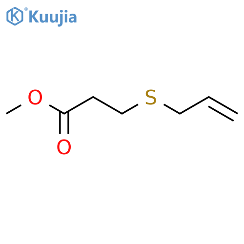 Methyl 3-(allylsulfanyl)propanoate structure