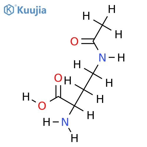 2,4-Diaminobutanoic acid,9CI-N4-Ac structure