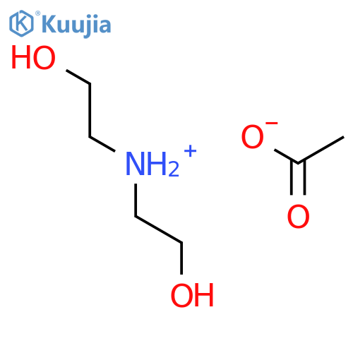 bis(2-hydroxyethyl)ammonium acetate structure
