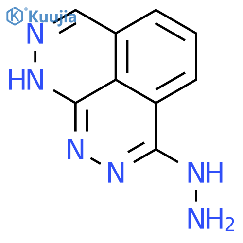 1H-Pyridazino[3,4,5-de]phthalazine,3-hydrazinyl-, hydrochloride (1:1) structure