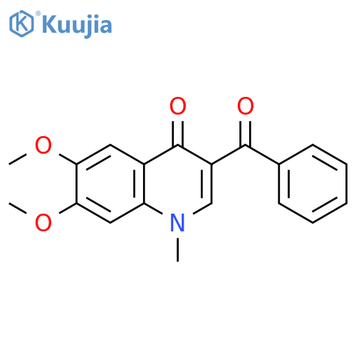 4(1H)-Quinolinone, 3-benzoyl-6,7-dimethoxy-1-methyl- structure
