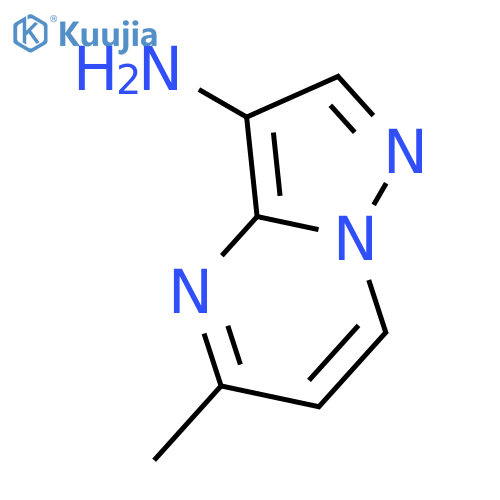 Pyrazolo[1,5-a]pyrimidin-3-amine,5-methyl- structure