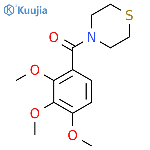 Thiomorpholino(2,3,4-trimethoxyphenyl)methanone structure