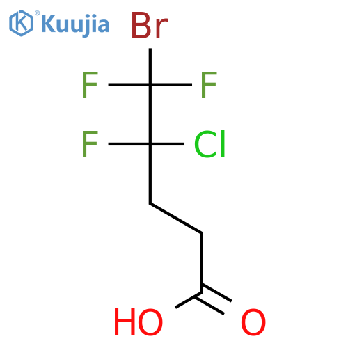 5-Bromo-4-chloro-4,5,5-trifluoropentanoic Acid structure