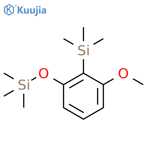 (3-methoxy-2-(trimethylsilyl)phenoxy)trimethylsilane structure