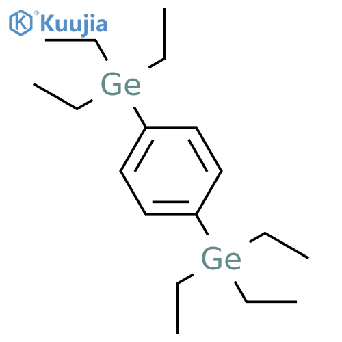 Germane, 1,4-phenylenebis[triethyl- structure