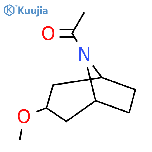 1-((1R,5S)-3-methoxy-8-azabicyclo[3.2.1]octan-8-yl)ethanone structure