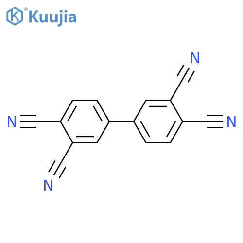 3,3',4,4'-Biphenyltetracarboxylic acid; Tetranitrile structure