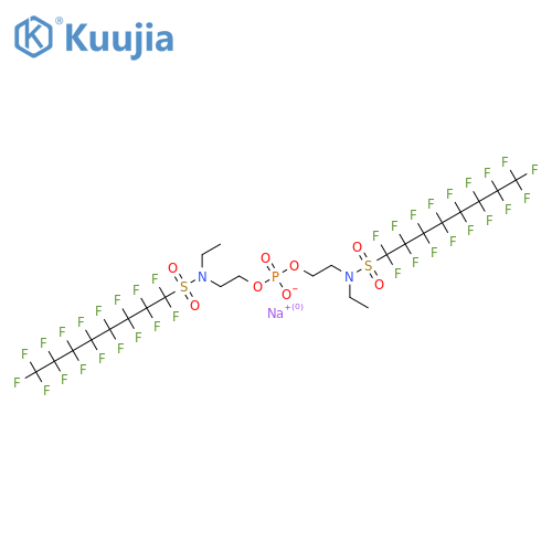 Sodium bis2-(N-Ethylperfluorooctane-1-sulfonamido)ethyl Phosphate structure