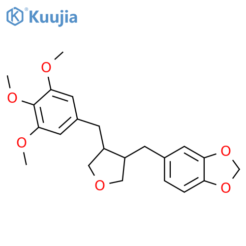 1,3-Benzodioxole,5-[[(3S,4S)-tetrahydro-4-[(3,4,5-trimethoxyphenyl)methyl]-3-furanyl]methyl]- structure