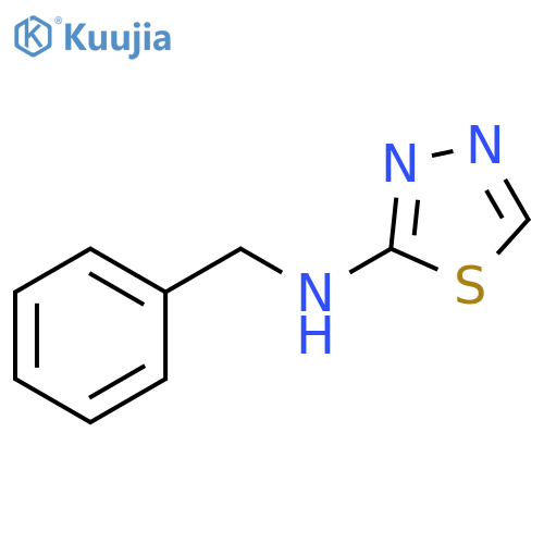 1,3,4-Thiadiazol-2-amine, N-(phenylmethyl)- structure