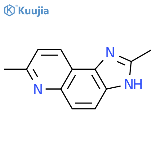 1H-Imidazo[4,5-f]quinoline,2,7-dimethyl- structure